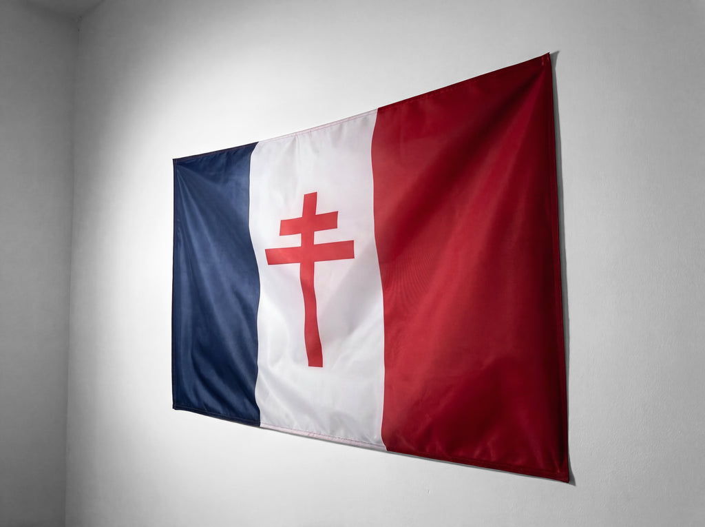 Drapeau Croix de Lorraine - Fabriqué en France