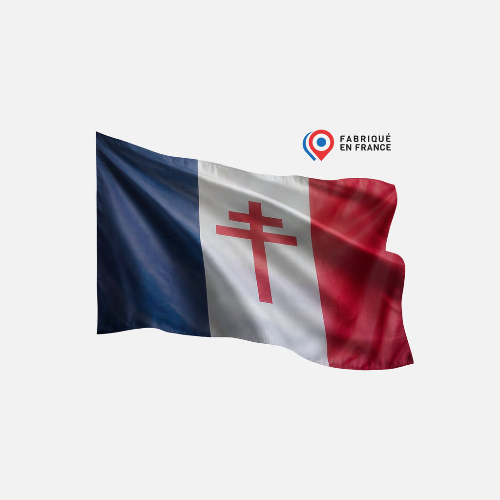 Drapeau Croix de Lorraine - Fabriqué en France