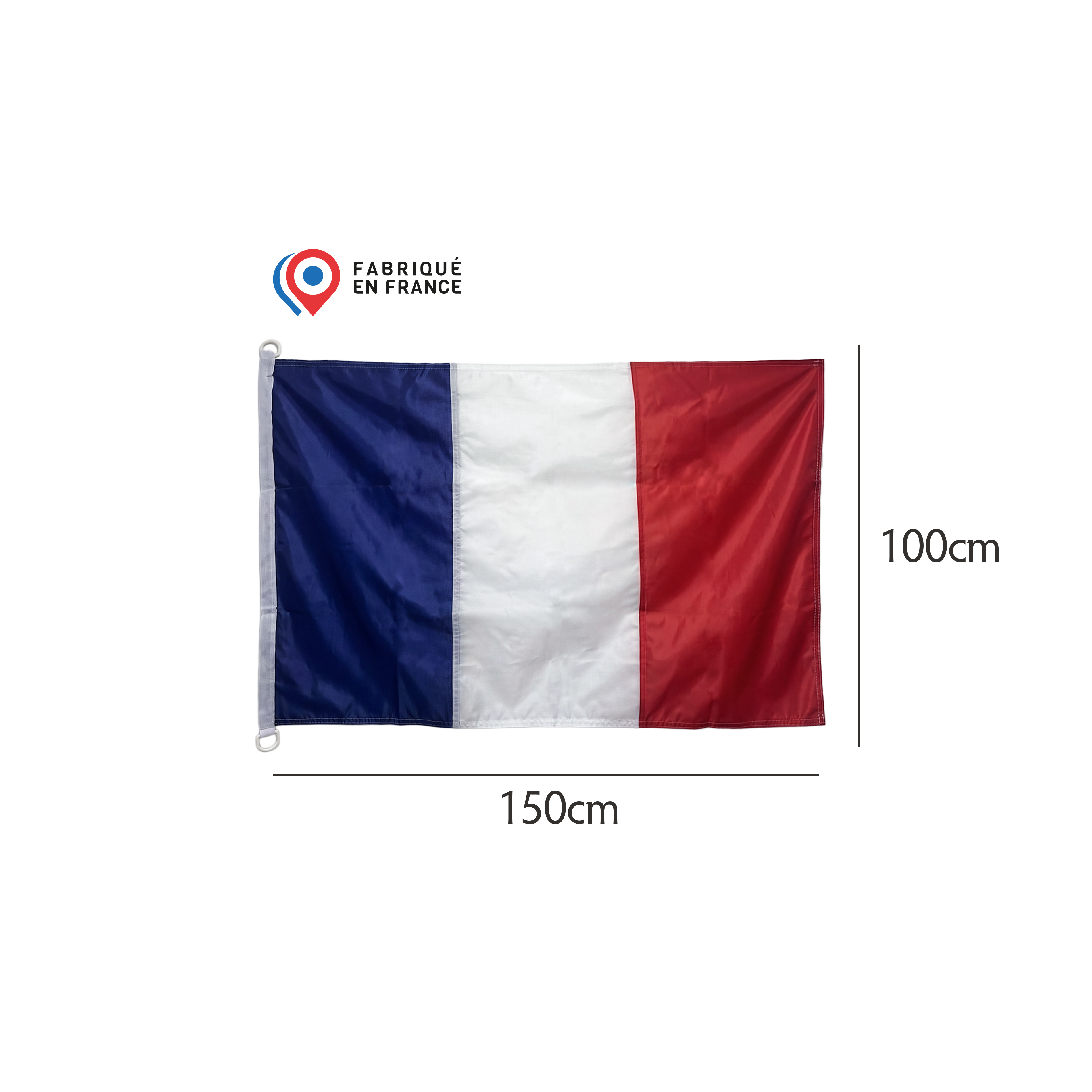 Drapeau Français - Fabriqué en France