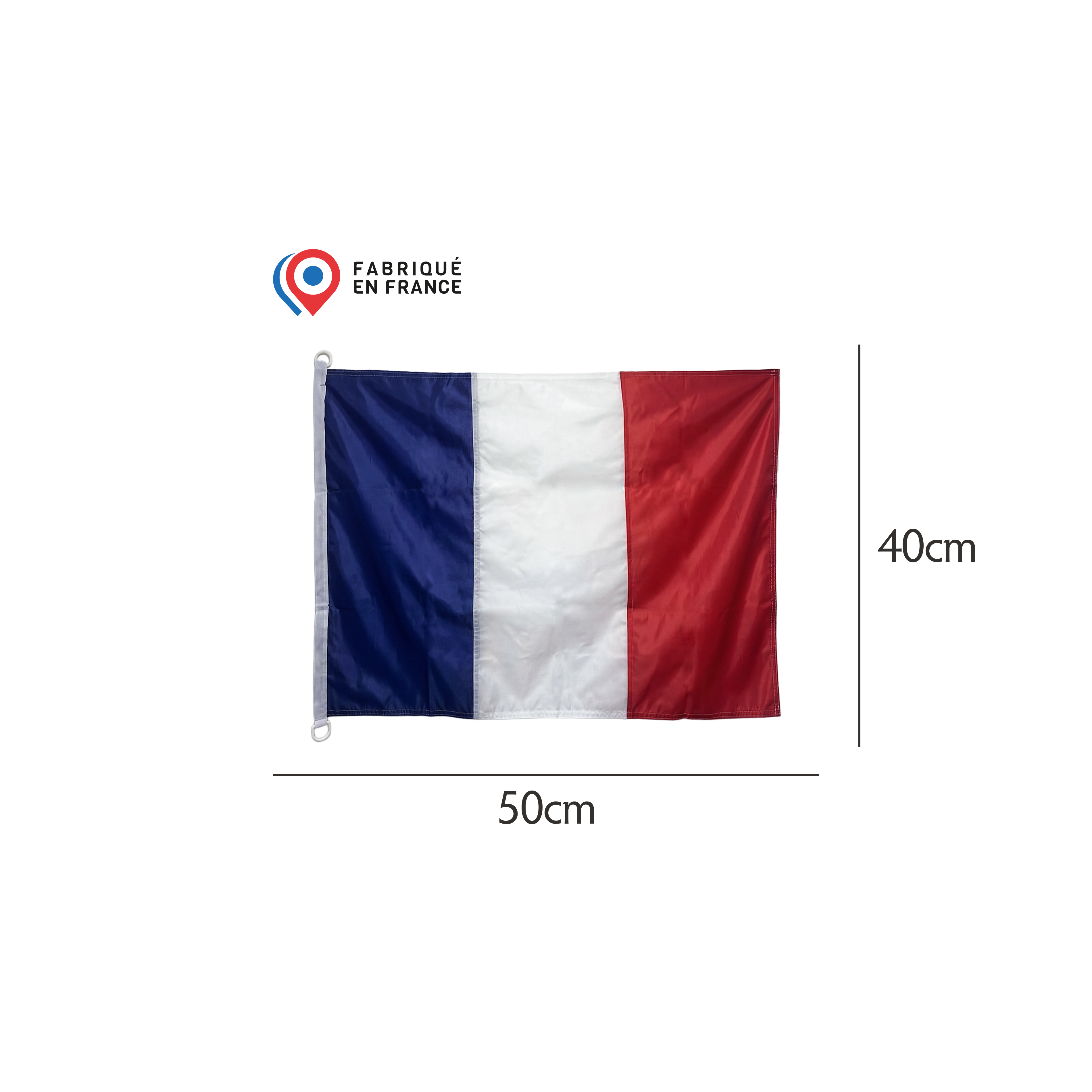 Drapeau Français - Fabriqué en France
