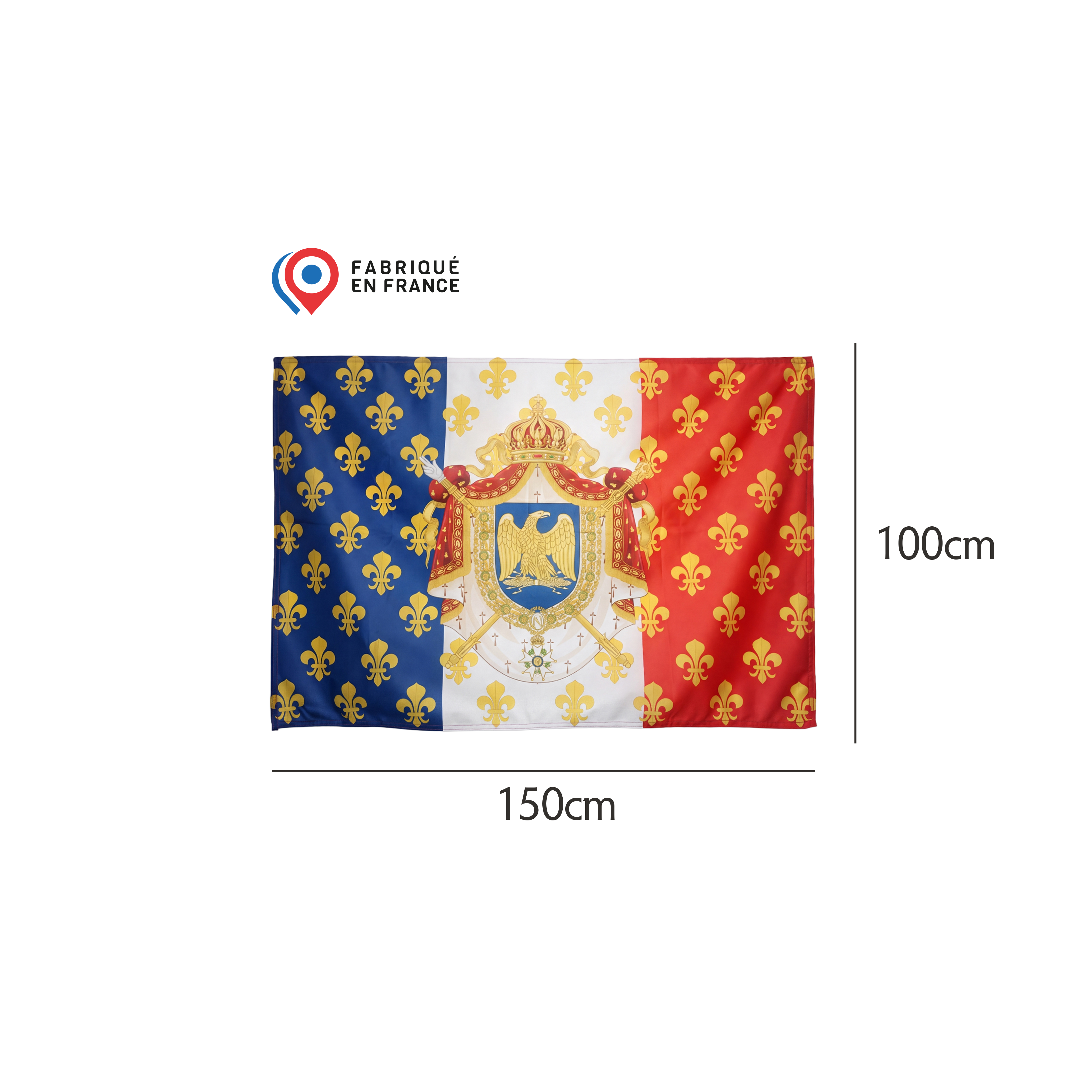 Drapeau Impérial - Fabriqué en France