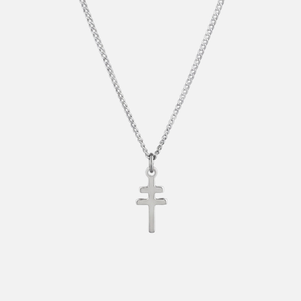 Collier Croix de Lorraine - 12mm
