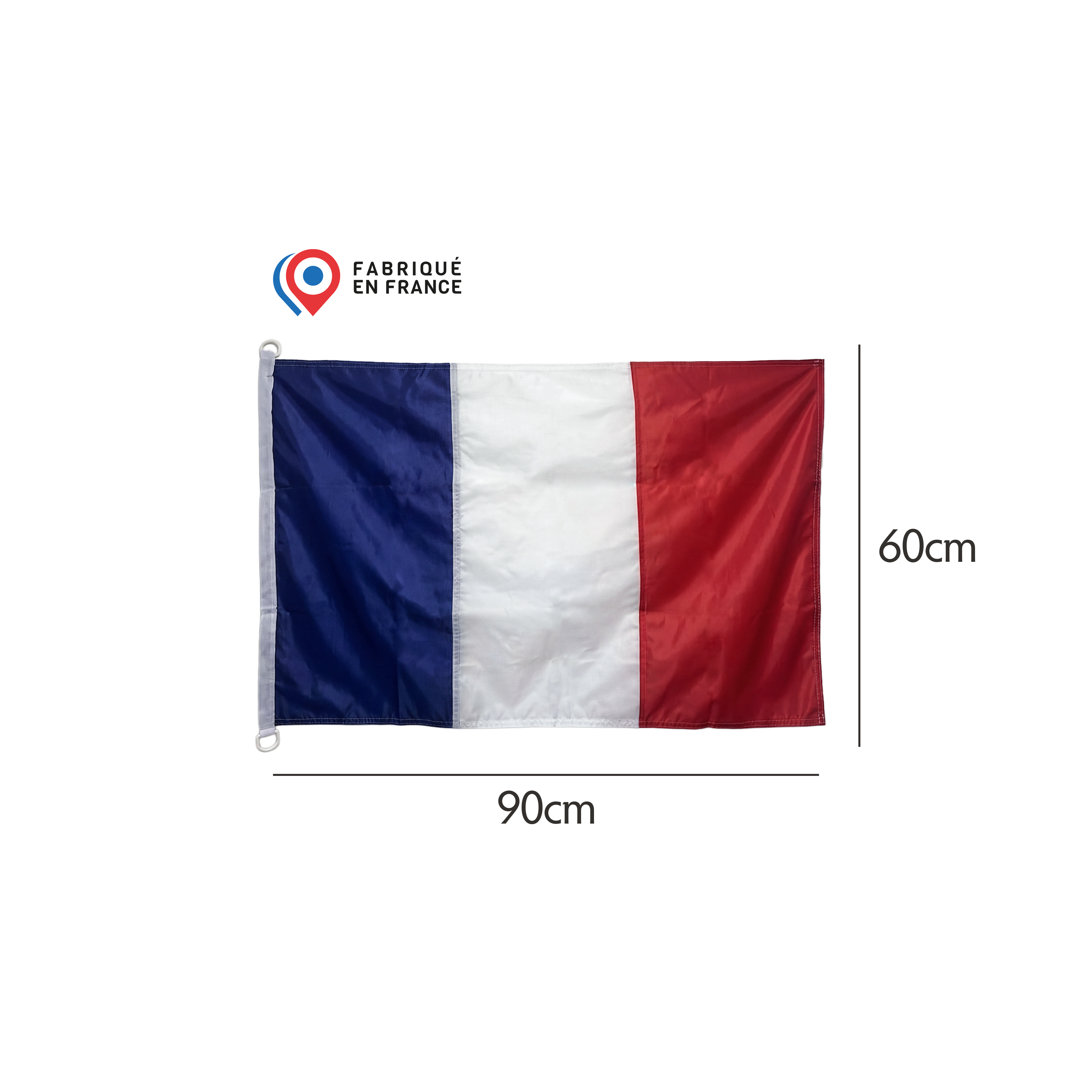 Drapeau Français - Fabriqué en France